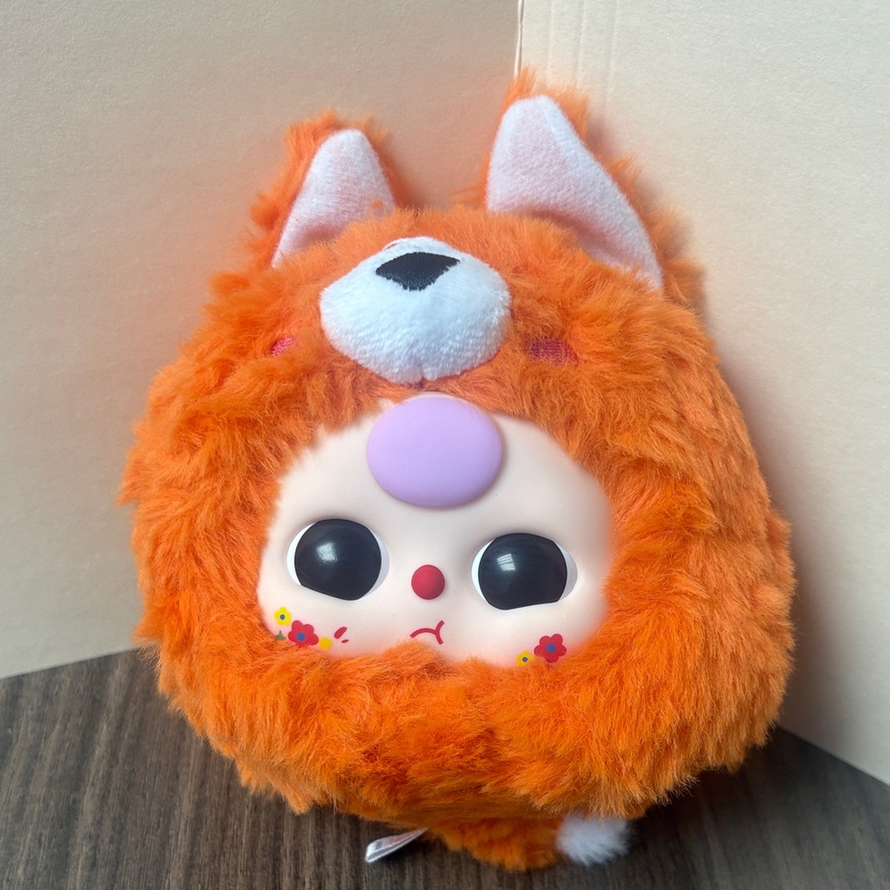 Baby Three Take Me Out Zipper Pouch Orange Fox